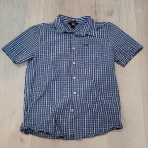 Volcom Men's Medium Blue button down Shirt